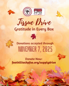 Tissue Drive: Gratitude in Every Box Flyer