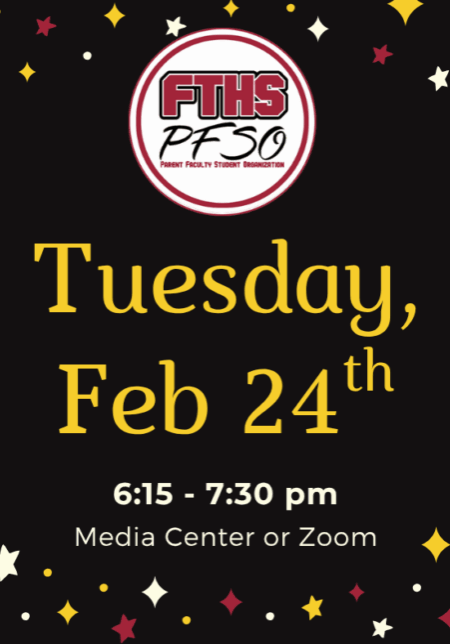 February 24th PFSO General Meeting Graphic