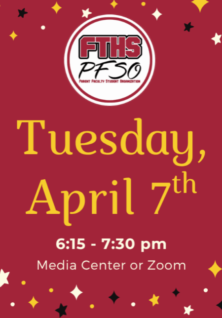 April 7th PFSO General Meeting Graphic