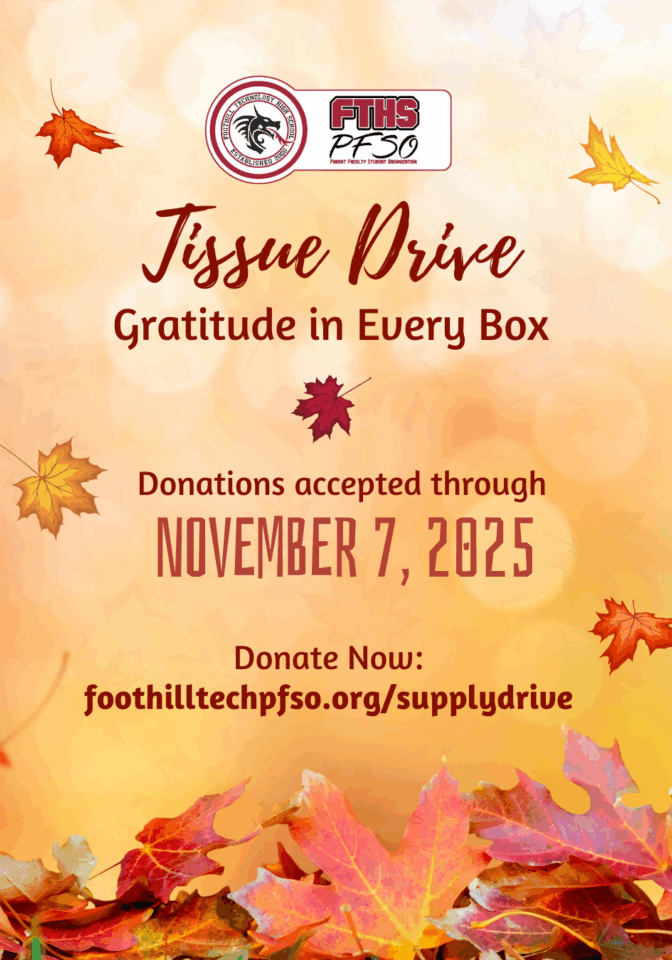 Tissue Drive: Gratitude in Every Box Flyer